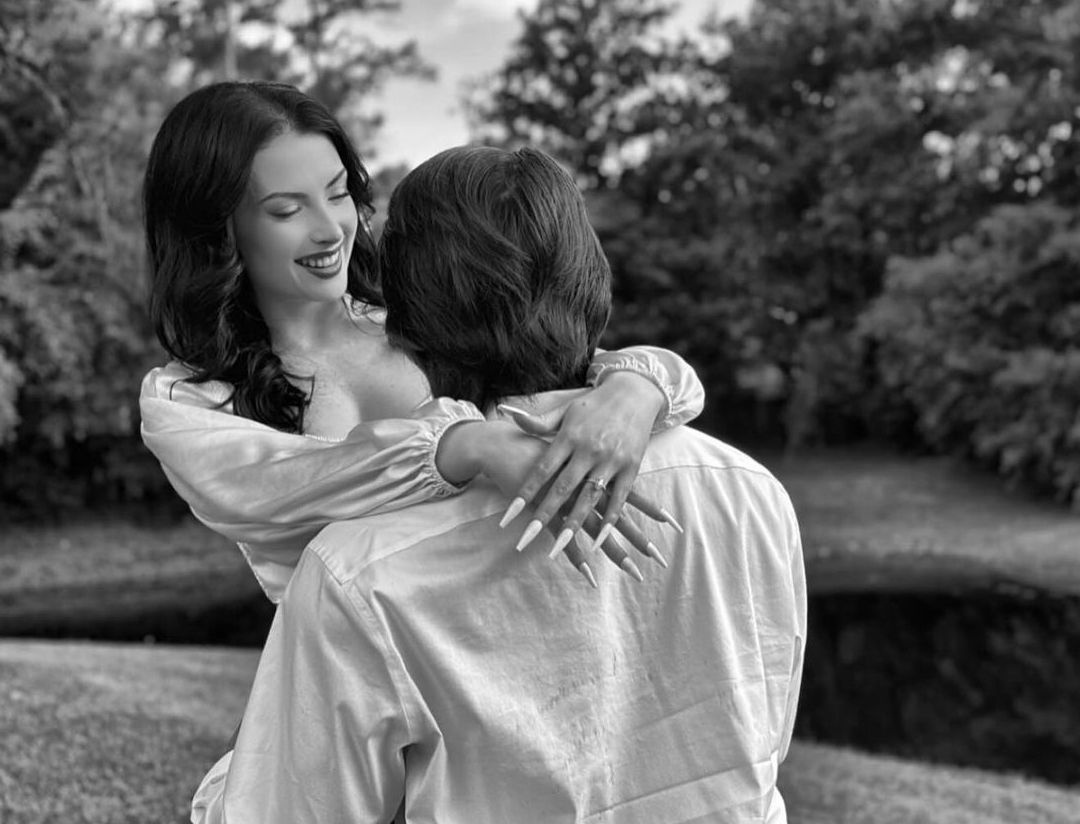 Photo of the bride and groom.