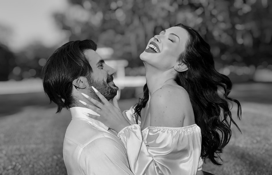 Photograph of the bride and groom.